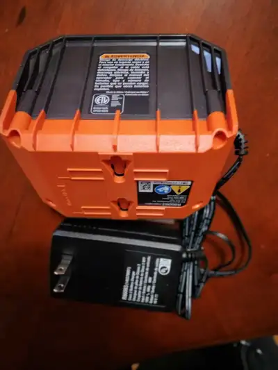 New RIDGID battery charger , View more