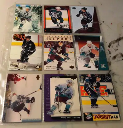 Paul Kariya 11 NHL Trading Cards, View more