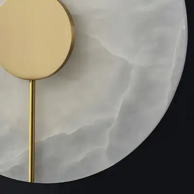 Marble brass wall lamp, View more