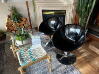 Swivel accent chairs 