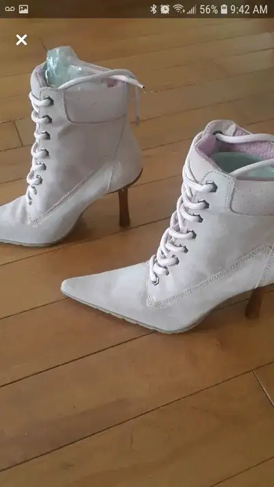 Never worn Aldo high heel suede size 37 pink shoes