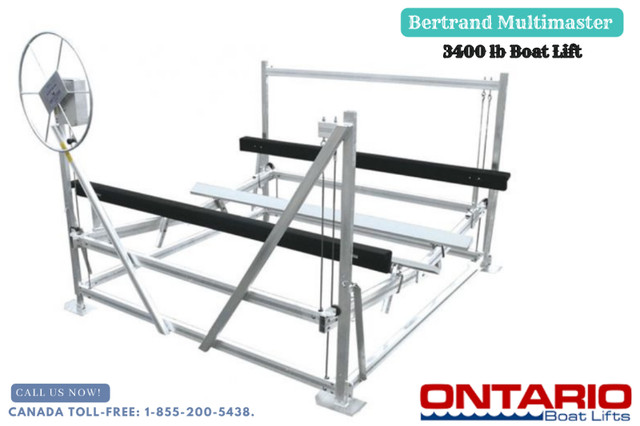 Bertrand Multimaster 3400 lb Boat Lift: Superior Boat Protection in Other in Oshawa / Durham Region