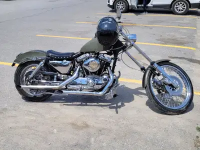 here's your chance to own a sick old-school chopper done right with tons of cool add-ons.. I'm hopin...