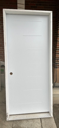 New Modern Steel Exterior Door