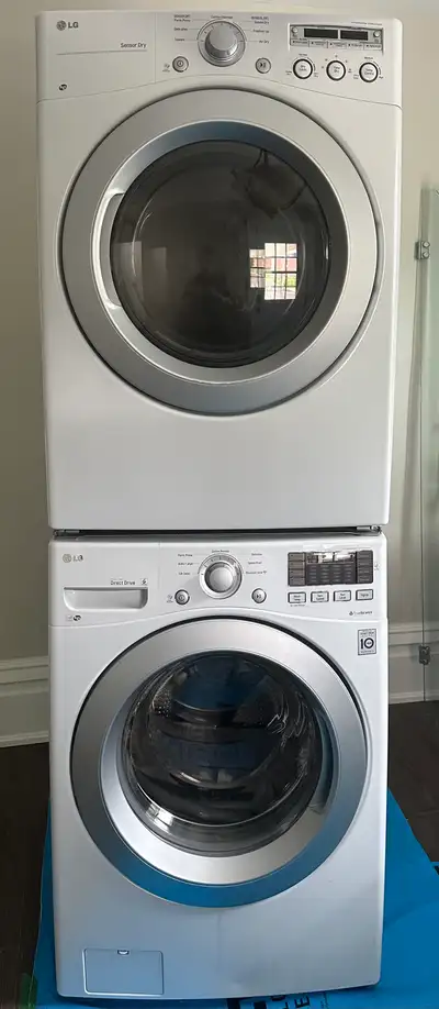 LG Washer and Dryer Stack, View more