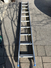 Ladder 20 foot extendable aluminum 
