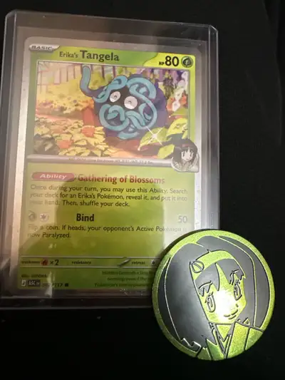 Pokemon Erika's Tangela Card, View more