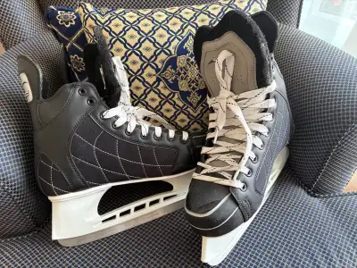 VIC Black Hockey Skates — Size US 11 / EUR 47, View more