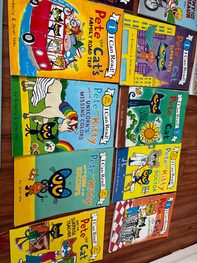 Kids giant 6 books $10, i can read books  & pete the cat 15 book in Other in City of Toronto - Image 3