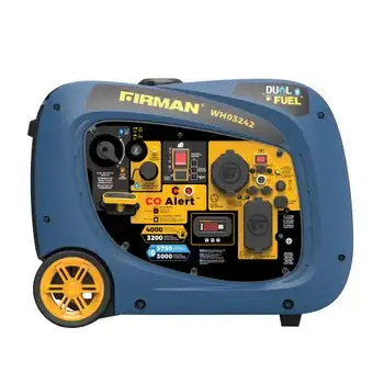 Firman 4000W Dual Fuel Inverter Generator - Model number: WH0324, View more