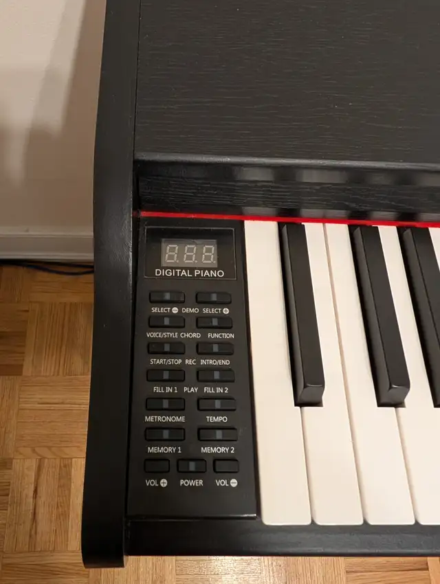 88-Key Weighted Digital Piano with Stand, 3 Pedals, Cover and US in Pianos & Keyboards in City of Toronto - Image 4
