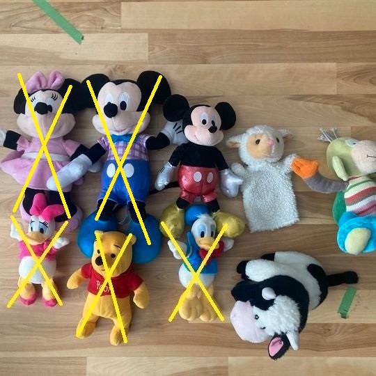 Peluches toutous Disney Plush Toys Mickey Minnie Winnie the Pooh dans Jouets et jeux  à Ville de Montréal