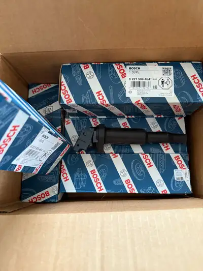 Bosch ignition coils model 0221504464. Bought for my e46 but ended up not needing them. MAF sensor w...