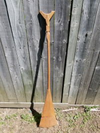 55" Carved Teak Paddle