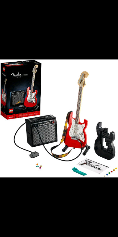New Lego Ideas 21329 Free Delivery Fender Stratocaster guitar  for sale  