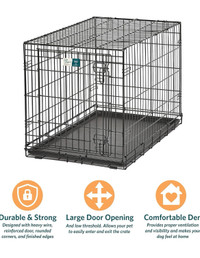 Midwest Life Stages 36" Folding Metal Dog Crate