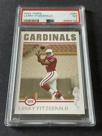 Larry Fitzgerald 2004 Rookie Card PSA 7!