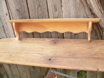 plusieurs articles antique a différent prix photo 1 et 2 tablette vintage # 12135.9 en bois 30" x 4"...