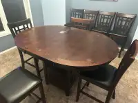 Dining table and 7chairs