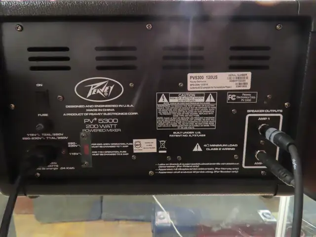 Pevey Powered Mixer PV5300 in Amps & Pedals in Chatham-Kent - Image 4