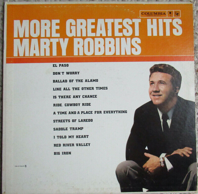 Original 1961 Marty Robbins Vinyl Record  LP in Arts & Collectibles in London - Image 4
