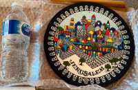 Jerusalem ceramic plate.