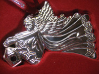 Waterford Angel Ornament Silver Plated Christmas 2011, NIB