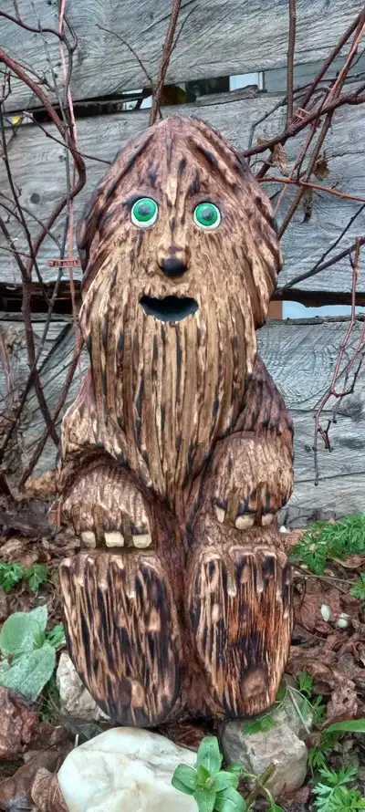 Sasquatch Chainsaw Carving , View more