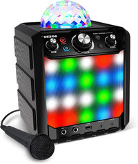 ION IPA78 Party Rocker Karoke Party Lights With Mic Bluetooth