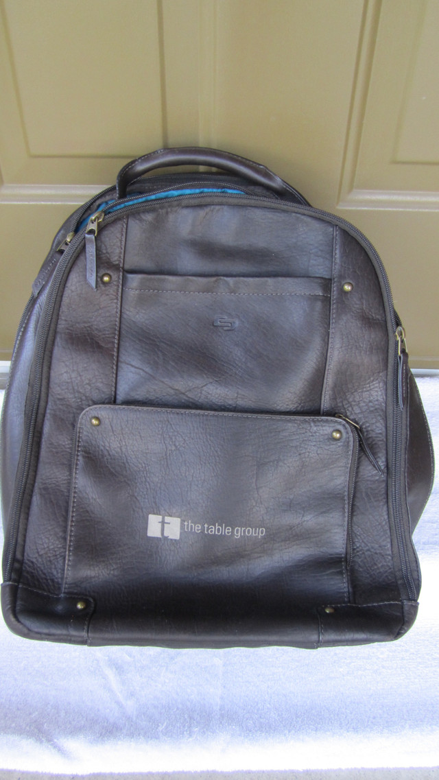 Beautiful Leather Backpack by Solo. in Bags & Luggage in Guelph - Image 4