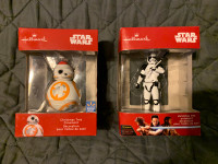 Hallmark Star Wars Christmas Tree Ornaments. NEW $20 Each