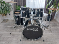 Tama Swingstar full size drum set.Complete drum set.Drums