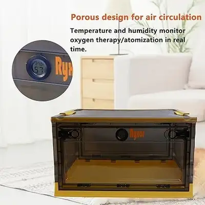 Pet Recovery & Comfort Box - Nebulization Compatible & Foldable, View more