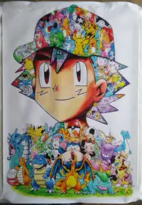 Large Pokemon ⚡ Canvas Poster
