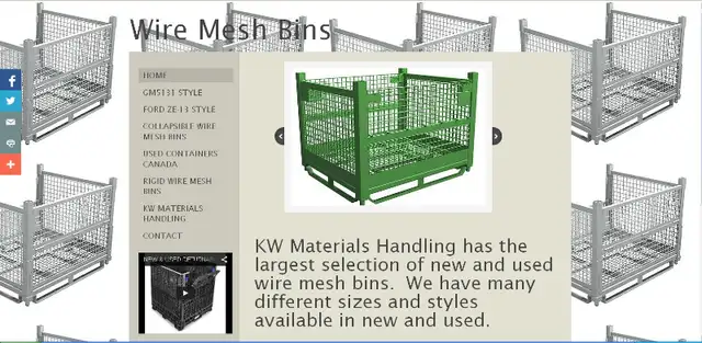 $ 99 USED WIRE MESH BINS, WIRE BASKETS. LOWEST PRICE ON KIJIJI. in Other in Edmonton - Image 9