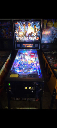 Rolling Stones Pinball Machine..