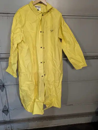 free - fire retardant. rain jacket, View more