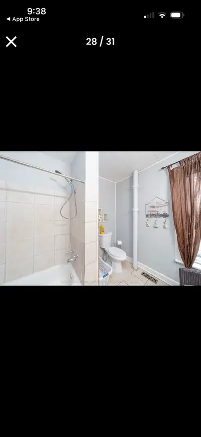 2 bedroom, 1 bath apartment, with private entrance and private back deck. Located on second floor of...