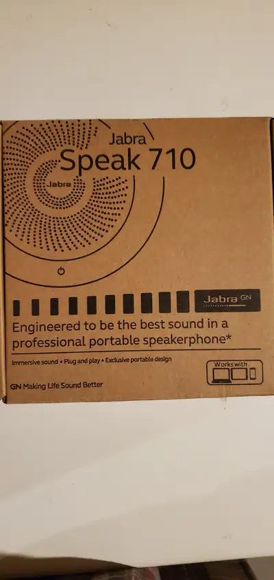 Selling a couple brand new Jabra 710 bluetooth speakers. 150 each https://www.staples.ca/products/27...