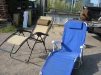 2 RECLINING LAWN CHAIRS - In NEWCASTLE