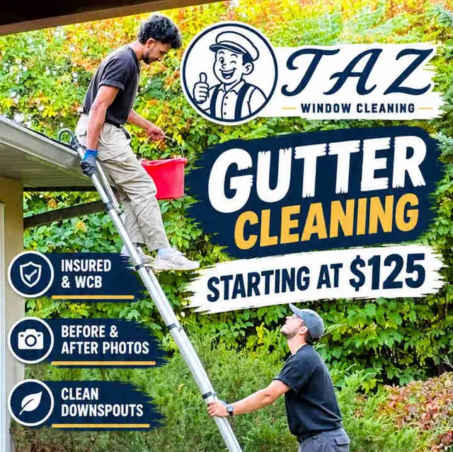 Calgary Gutter Cleaning From $125  | Insured + WCB