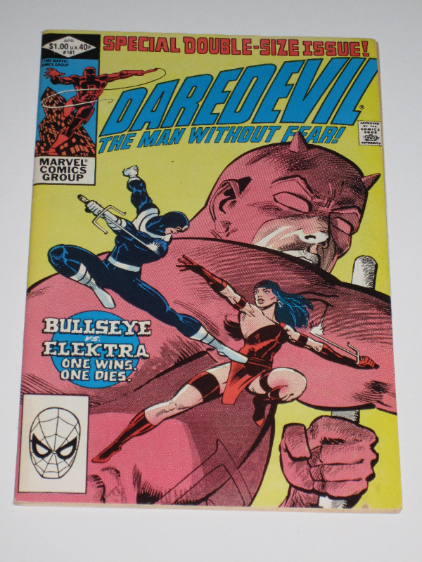 Marvel Comics Daredevil#181 'Death of Elektra'! comic book in Comics & Graphic Novels in City of Toronto