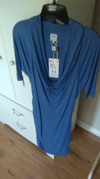 Brand New HALSTON HERITAGE blue dress with all original tags 