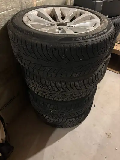 5x120 wheels with 3 good winter tires. Came off a 2009 bmw 335i. I don’t winter drive the car so I d...