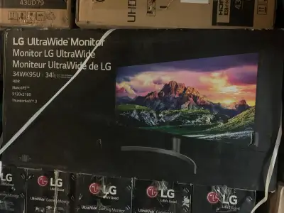 LG 34WK95U-W 34’’ 21:9 UltraWide® 5K2K Nano IPS LED Monitor, View more