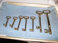 Brass Keys A Few Different Sizes
