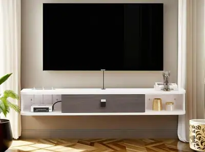 70 Inch Floating TV and Entertainment Shelf  NEW, View more