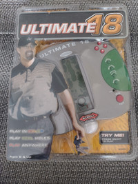 HAND HELD Golf Game "ULTIMATE 18" -RADICA: Model 8029