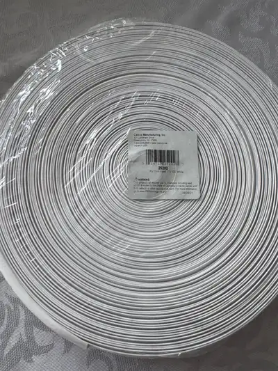 I am selling a new roll of Camco RV Trim Insert, measuring 1 inch by 100 feet in white, designed to...