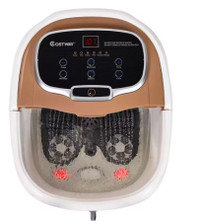 Portable Foot Spa Bath Motorized Massager Electric Feet Salon Tu